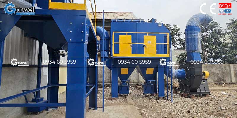 Hệ thống xử lý bụi phòng phun cát
