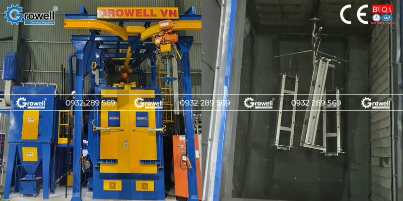 Máy phun bi chính hãng