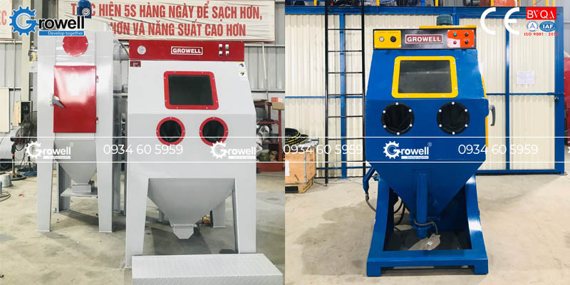 Bắn cát làm sạch rỉ sét