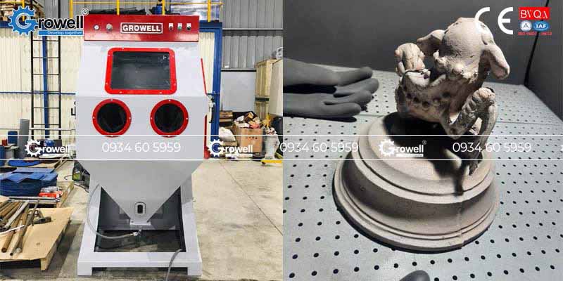 Máy bắn cát xử lý bề mặt Máy bắn cát xử lý bề mặt