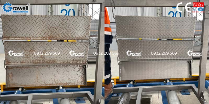 Máy tạo nhám dầm thép