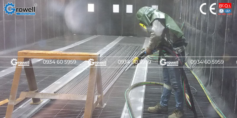 Ưu điểm buồng phun cát