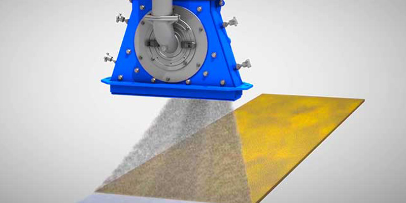 Vận hành máy phun bi tự động