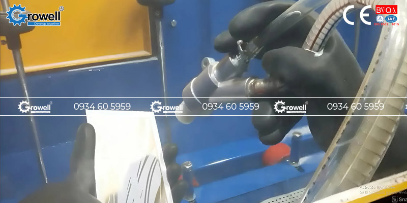 Cấu tạo tủ phun cát Cấu tạo tủ phun cát