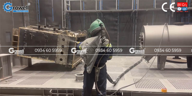 Nguyên lý hoạt động buồng phun cát Nguyên lý hoạt động buồng phun cát