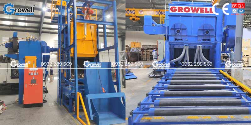 Phun bi làm sạch kim loại