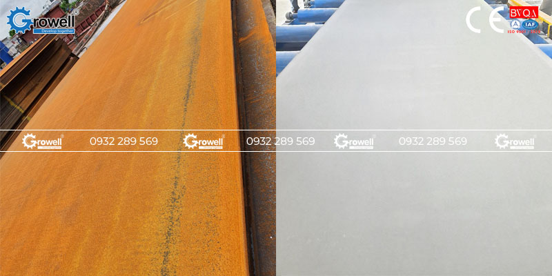 Thiết bị phun bi tự động