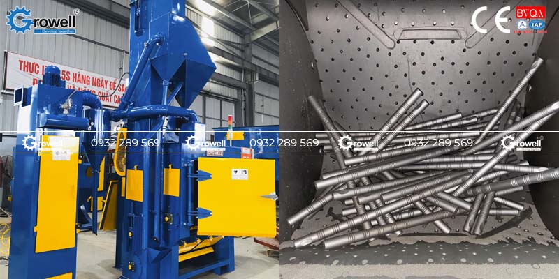 Thiết bị phun bi tự động