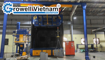 Vì sao nên đầu tư thiết bị phun bi tự động cho nhà xưởng?