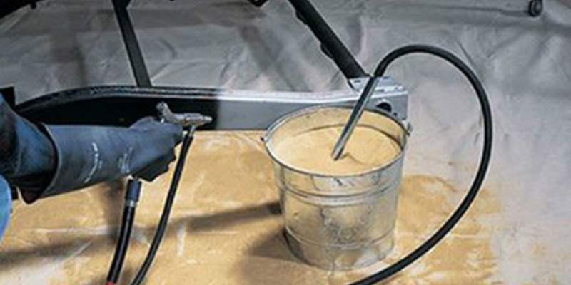 Tự chế máy phun cát Tự chế máy phun cát