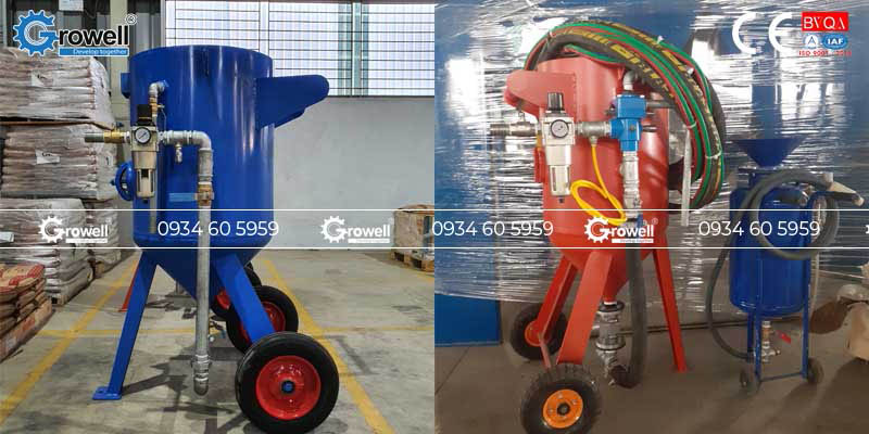 Công nghệ bắn cát tẩy sơn