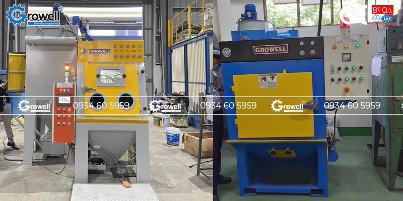 Công nghệ bắn cát tẩy sơn