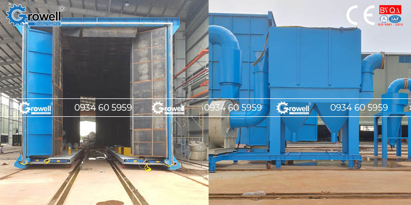 Hệ thống hút bụi buồng phun cát