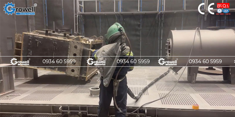 Hệ thống phun cát công nghiệp