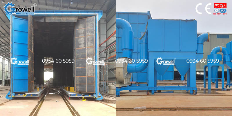 Hệ thống phun cát công nghiệp