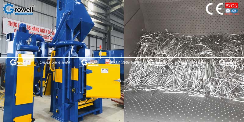 Máy phun bi vật đúc