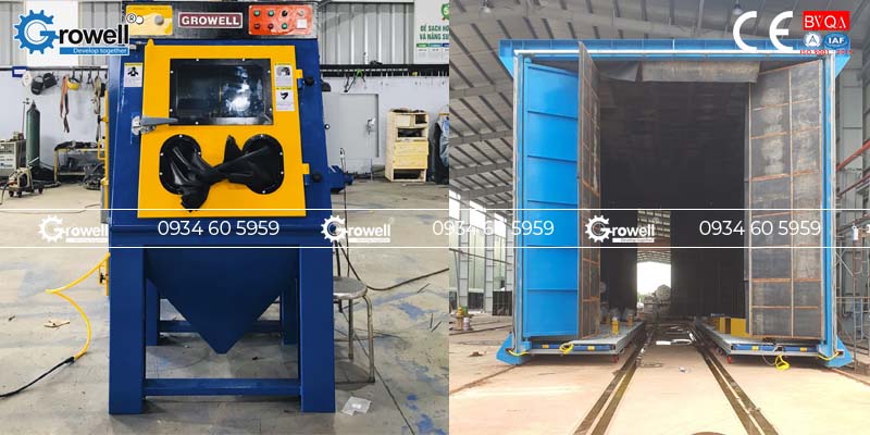 Thiết bị phun cát khô