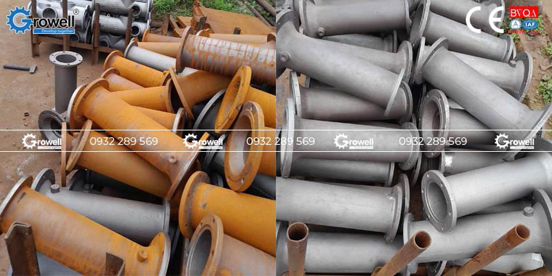 Cấu tạo hệ thống phun bi