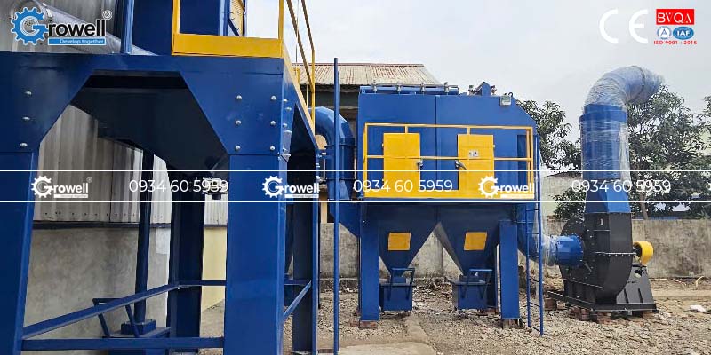 Hệ thống thu hồi bụi phun cát