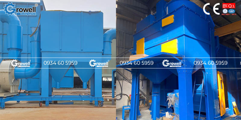 Hệ thống thu hồi bụi phun cát