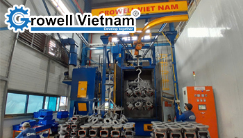 Máy phun bi dạng móc treo phù hợp với những ngành nào?