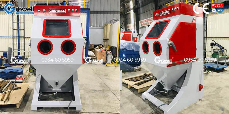 Máy phun cát giá rẻ
