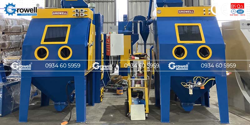 Máy phun cát giá rẻ