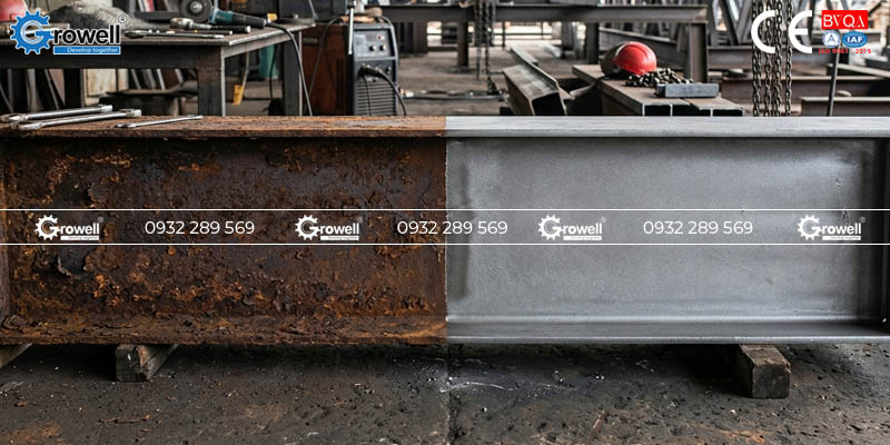 Tẩy rỉ sét dầm thép