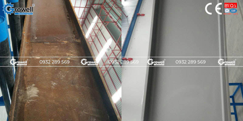 Tẩy rỉ sét dầm thép
