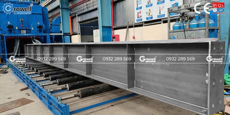 Tẩy rỉ sét dầm thép