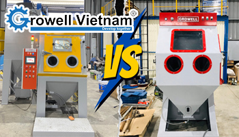 Tủ bắn cát tự động và thủ công: Nên chọn loại nào?