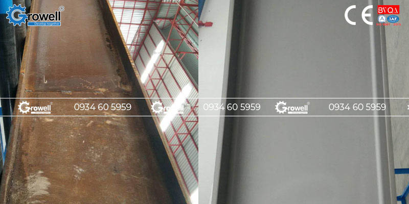 Gia công bắn cát kim loại