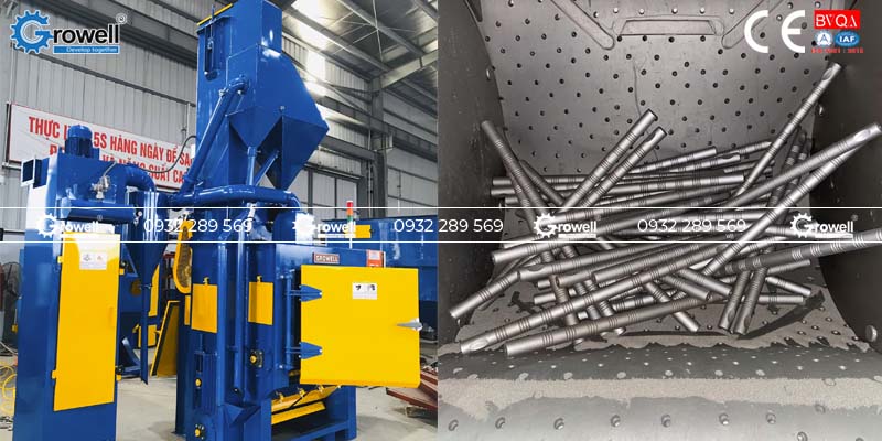 Máy phun bi tự động turbine điện Máy phun bi tự động turbine điện