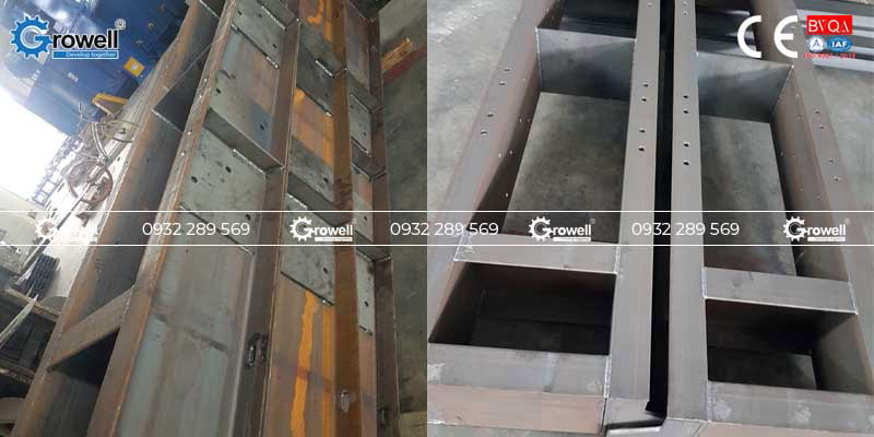 Phun bi tẩy rỉ dầm thép Phun bi tẩy rỉ dầm thép