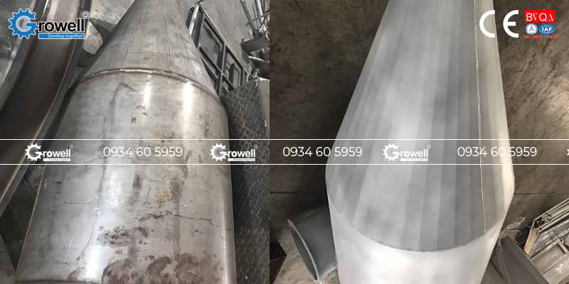 Phun cát bồn bể công nghiệp Phun cát bồn bể công nghiệp