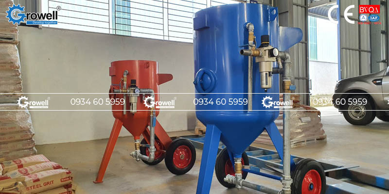 Tạo nhám vỏ máy biến áp