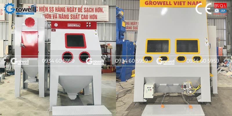 Tủ bắn cát công nghiệp Tủ bắn cát công nghiệp
