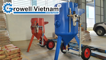 Bình phun cát áp lực và những điều cần biết trước khi mua