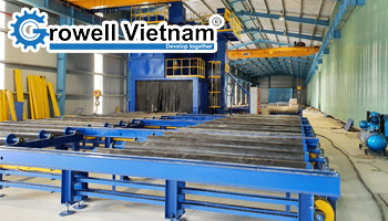 Cấu tạo hệ thống phun bi tự động và những ưu điểm nổi bật