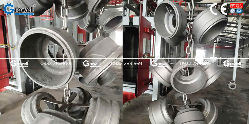 Cấu tạo máy phun bi dạng treo