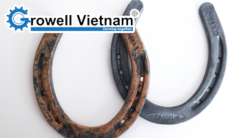 Tẩy rỉ sét linh kiện cơ khí đạt tiêu chuẩn làm sạch SA 2.5