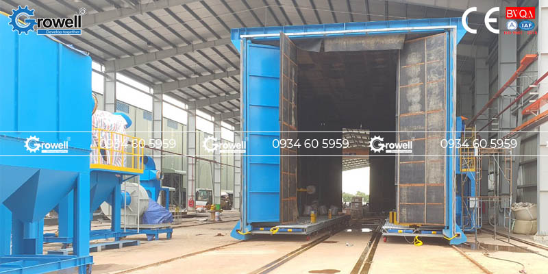 Vận hành phòng phun cát Vận hành phòng phun cát