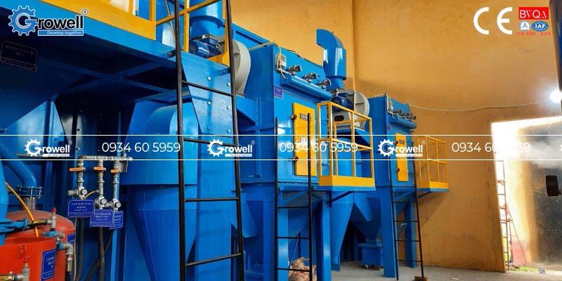 Vận hành phòng phun cát Vận hành phòng phun cát