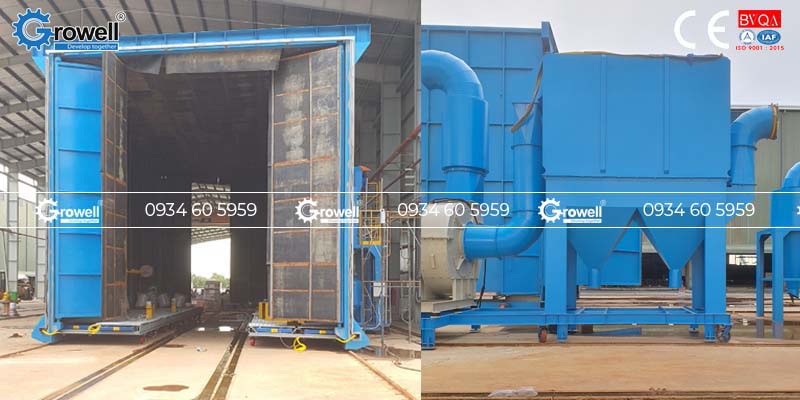 Hệ thống hút bụi phòng phun cát Hệ thống hút bụi phòng phun cát