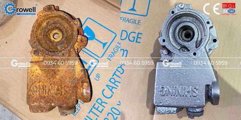 Máy bắn cát áp lực