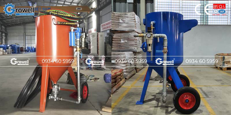 Máy bắn cát tạo nhám kim loại