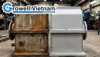 Phương pháp tẩy rỉ kim loại đạt độ sạch chuẩn SA 2.5