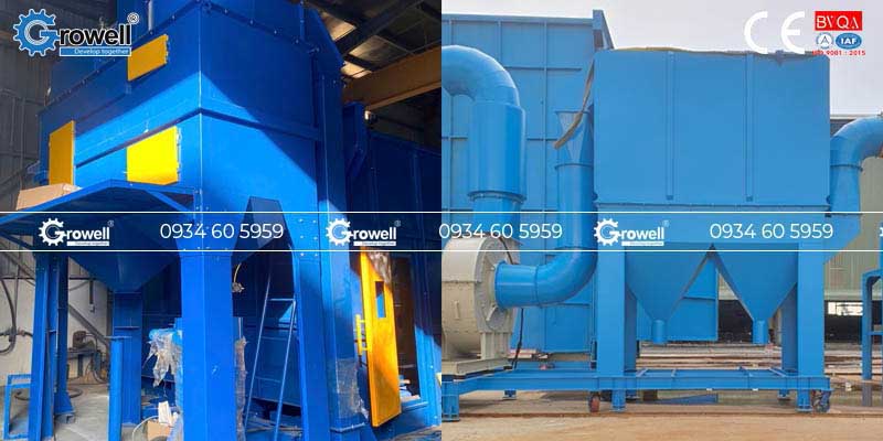 Xử lý bụi buồng phun cát Xử lý bụi buồng phun cát