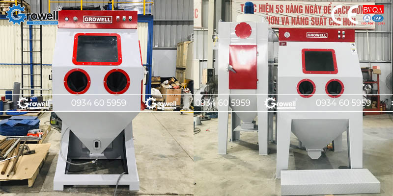 Máy bắn cát tẩy rỉ sét Máy bắn cát tẩy rỉ sét