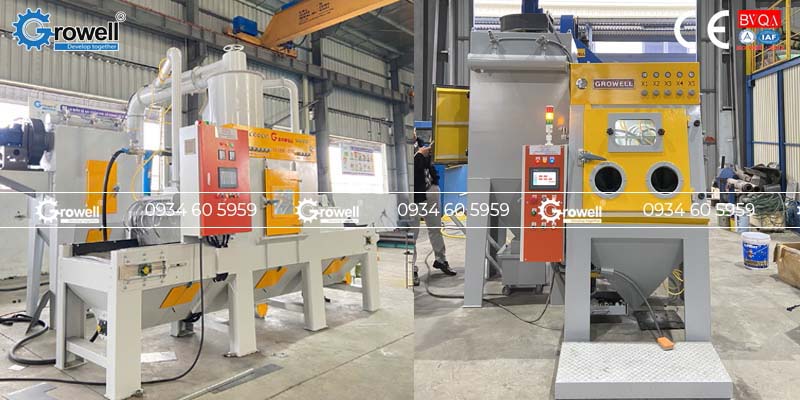 Máy bắn cát tẩy rỉ sét Máy bắn cát tẩy rỉ sét